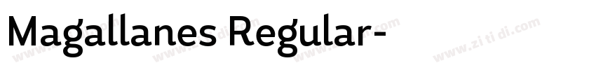 Magallanes Regular字体转换